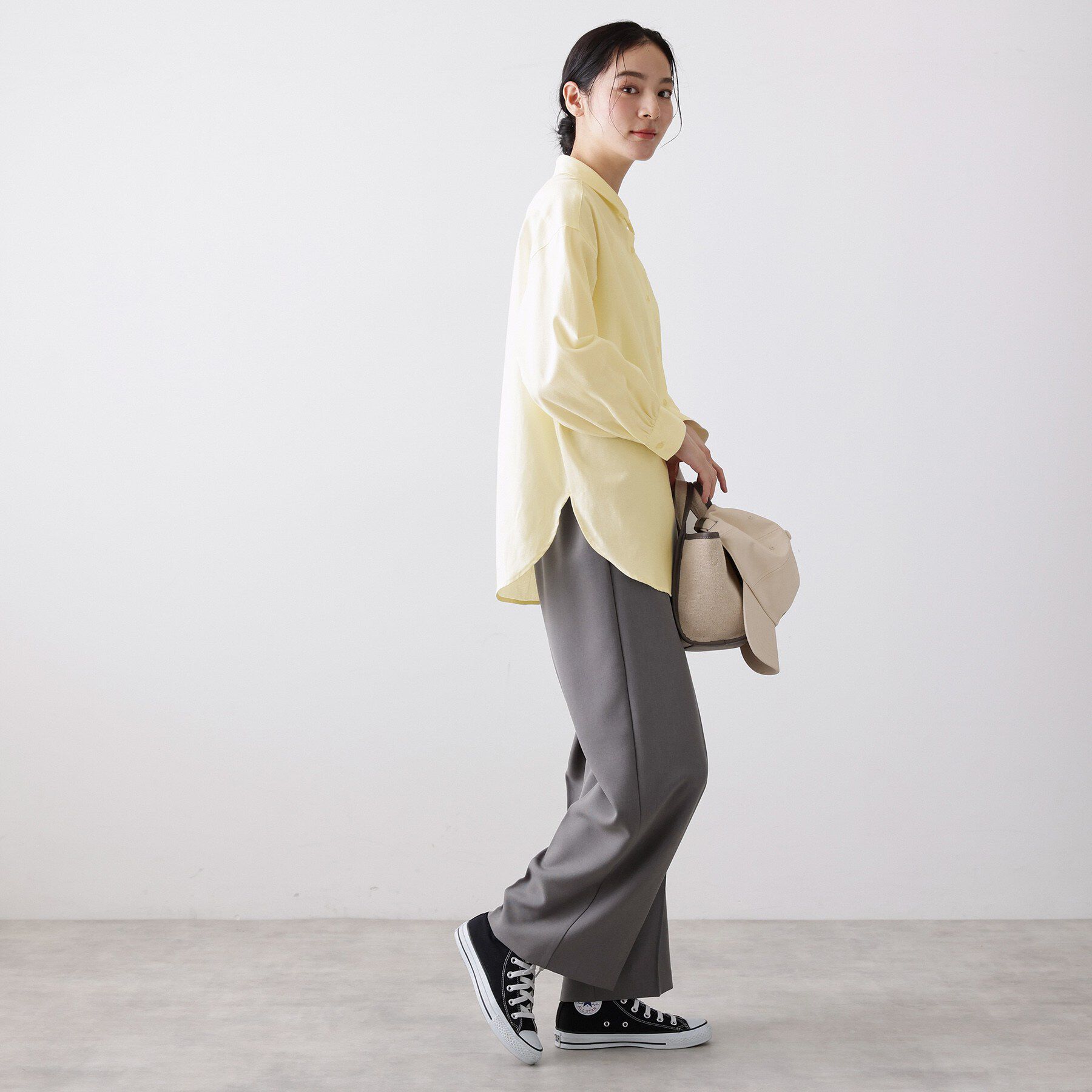 Dessin「【洗える】ベーシックカラーシャツ」|シャツ・ブラウス|