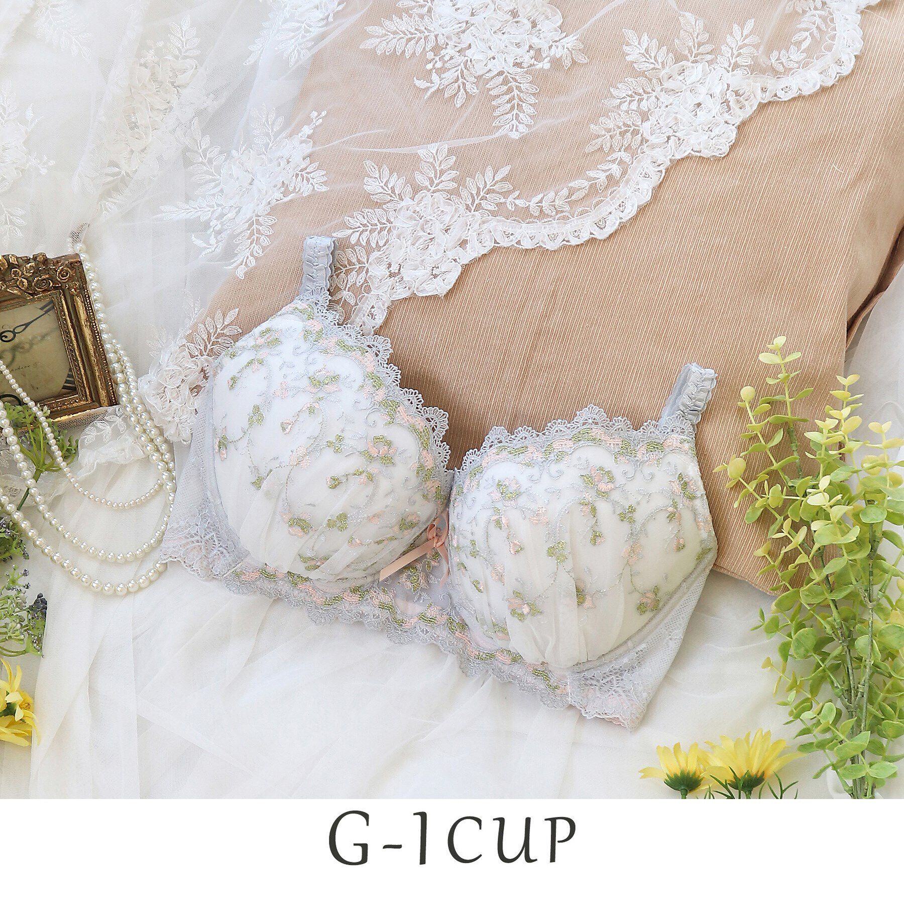 Risa Magli「アリッサ ブラジャー」|インナー|グレー(010)