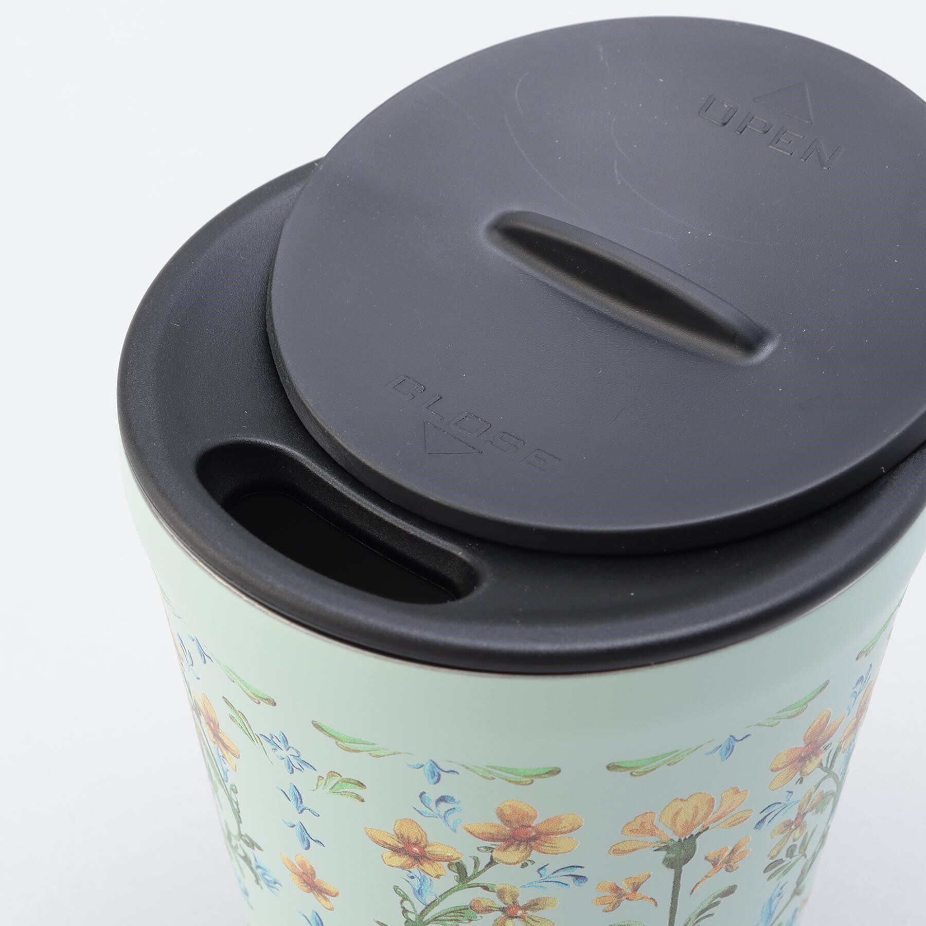 212 KITCHEN STORE「蓋付きタンブラー フラワー」|グラス・マグカップ|