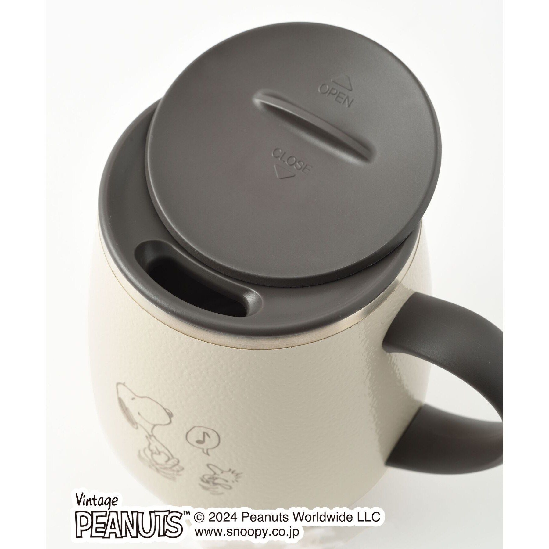 212 KITCHEN STORE「PEANUTS 蓋つきステンレスマグ Tall ECUR ＜BRUNO ブルーノ＞」|グラス・マグカップ|