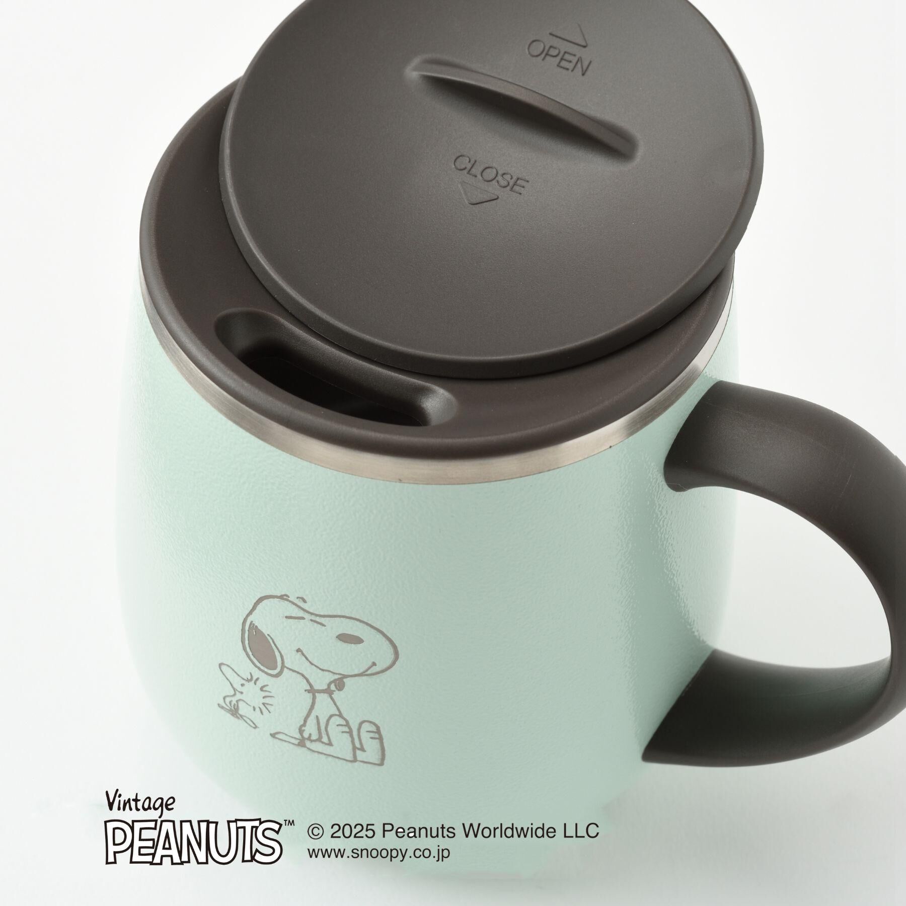 212 KITCHEN STORE「PEANUTS 蓋つきステンレスマグShort MINT GREEN ＜BRUNO ブルーノ＞」|グラス・マグカップ|
