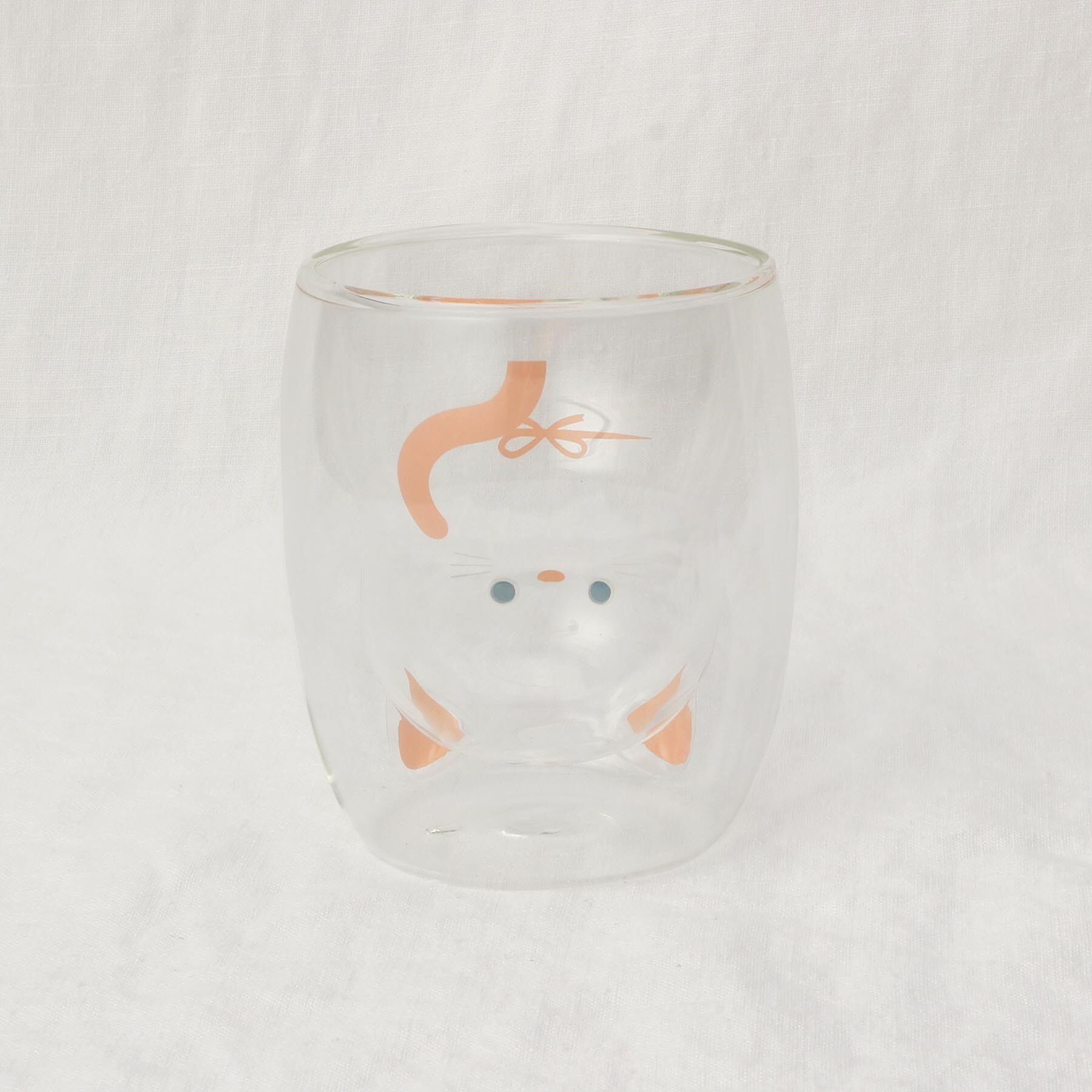 212 KITCHEN STORE「uca 耐熱ネコグラス シロ」|グラス・マグカップ|