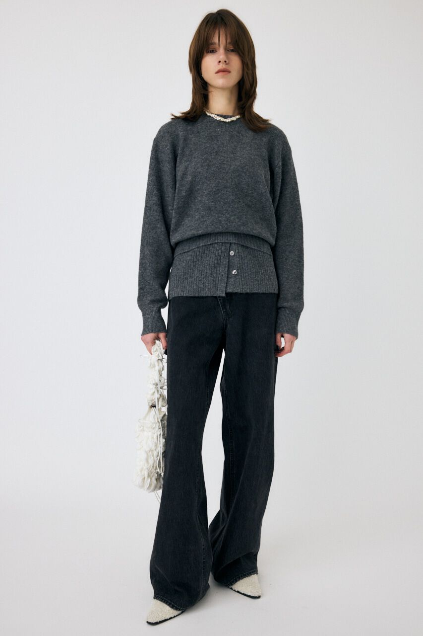 MOUSSY「MULTIWAY KNIT セットアップ」|ニット・セーター|