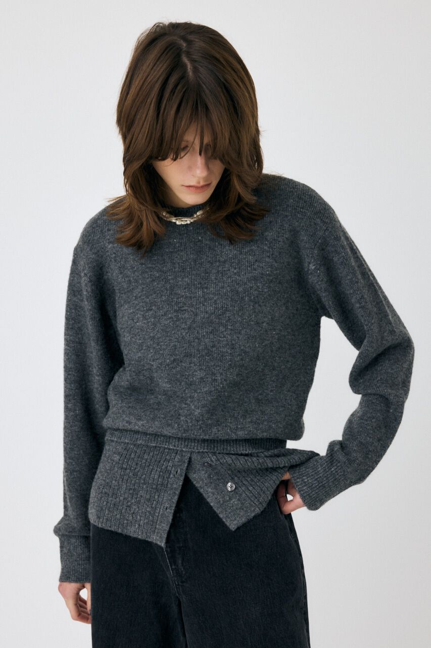 MOUSSY「MULTIWAY KNIT セットアップ」|ニット・セーター|
