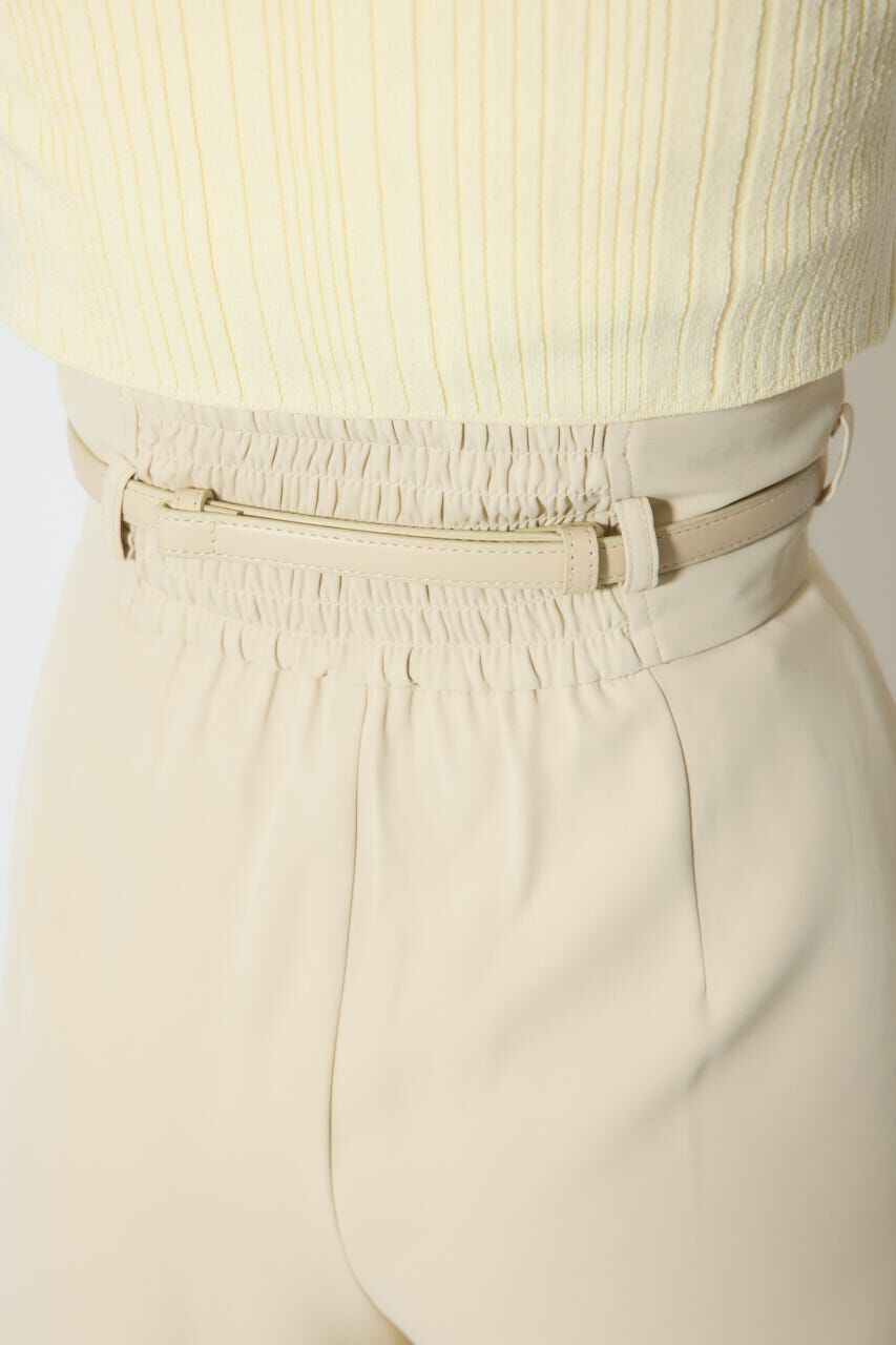 rienda「ベルトポイントハイウエストワイドパンツ」|その他|