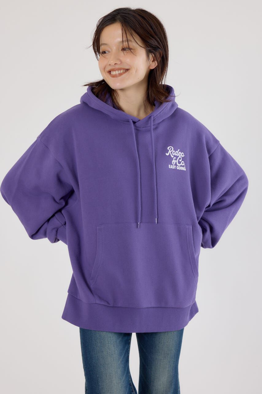 RODEO CROWNS「バックエンボススクリプトロゴパーカー」|パーカー|