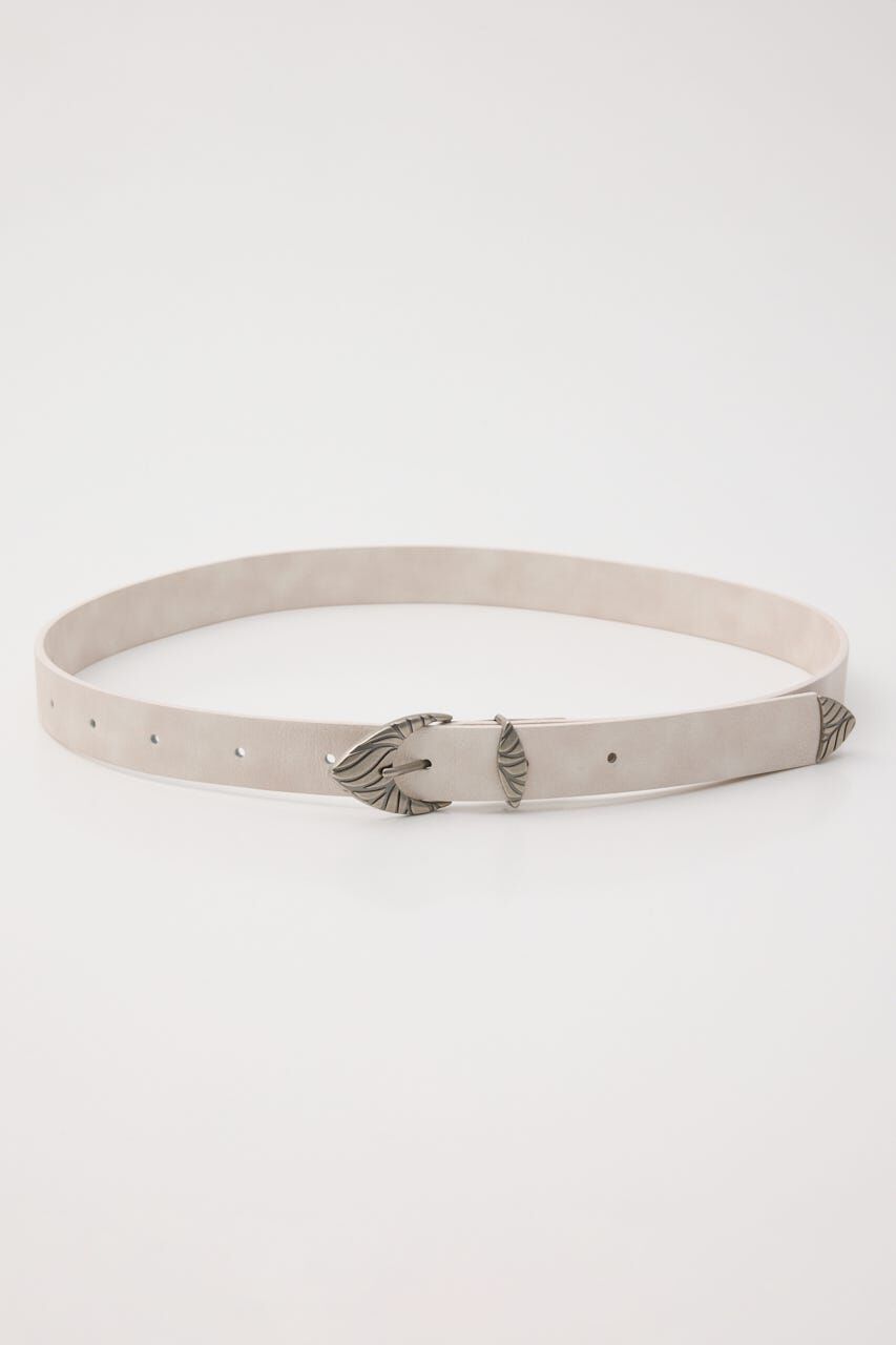 LAGUA GEM「NARROW WESTERN ベルト」|ベルト|WHT