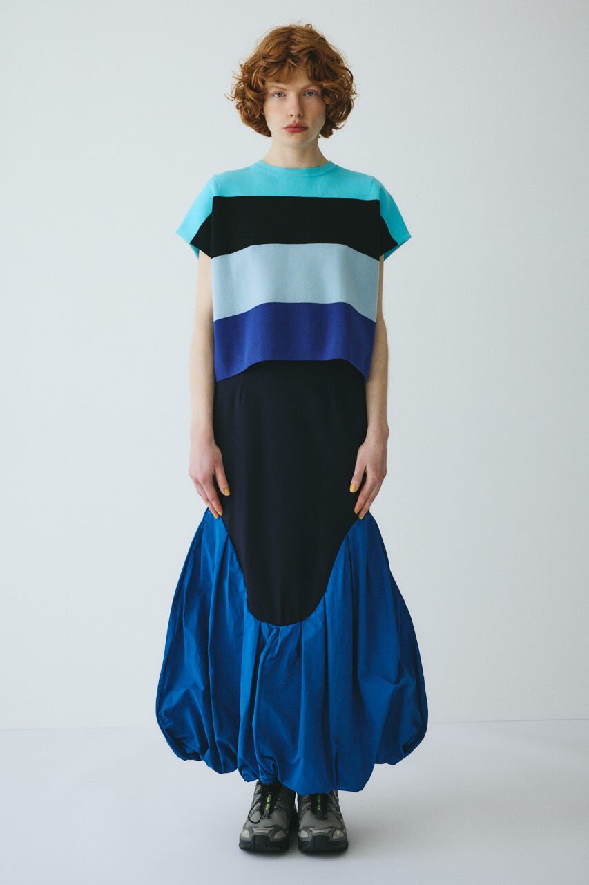 HeRIN.CYE「Round switching skirt」|スカート|柄NVY5