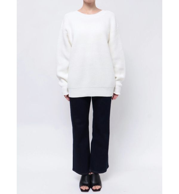 CALNAMUR「LACE&times;KNIT LONG CD/レース&times;ニットロングカーディガン」|カーディガン|
