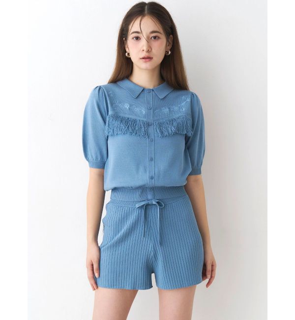 CALNAMUR「バックフリンジニットパンツ」|その他|