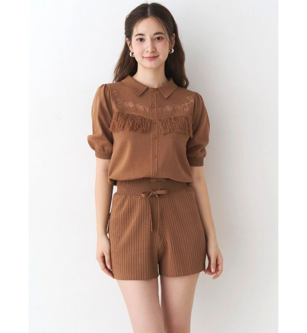 CALNAMUR「ウエスタンディティールニットトップス」|ニット・セーター|