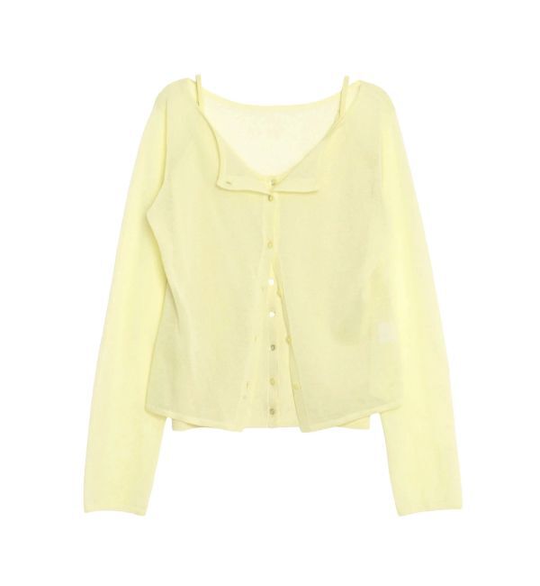 ELENDEEK「MULTI CAMI SET KT」|カーディガン|