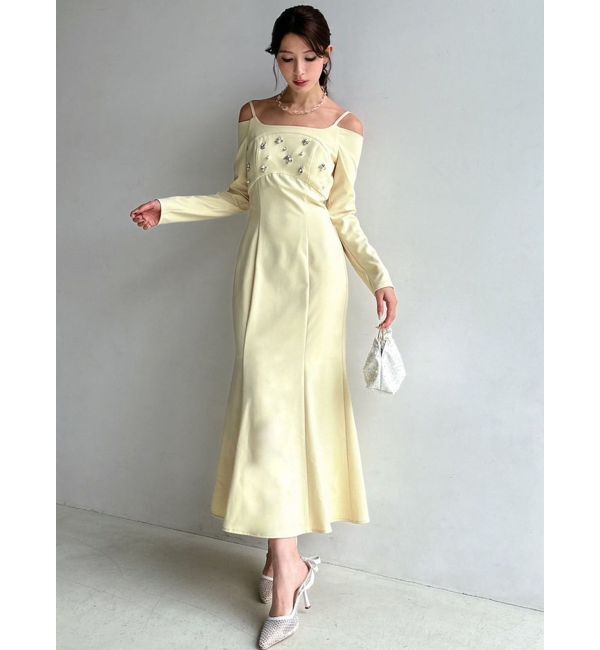 RESEXXY「ビジューオフショルワンピース」|ワンピース|