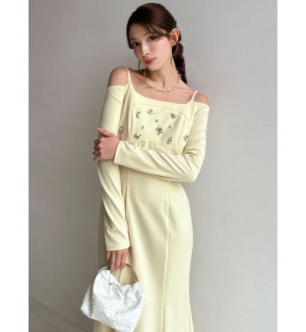 RESEXXY「ビジューオフショルワンピース」|ワンピース|