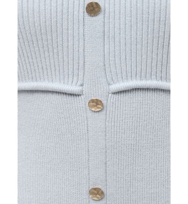 RESEXXY「ゴールドボタンタイトニットワンピース」|ワンピース|