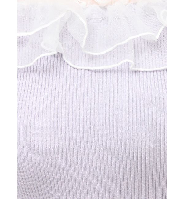 RESEXXY「シアーコンビオフショルニットトップス」|ニット・セーター|