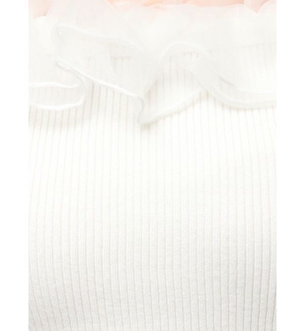 RESEXXY「シアーコンビオフショルニットトップス」|ニット・セーター|