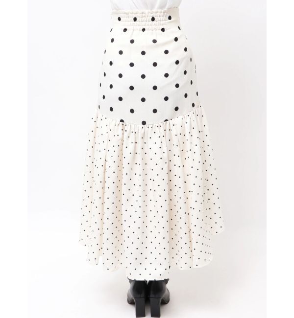 dazzlin「ドットジャカードイレヘムスカート」|スカート|