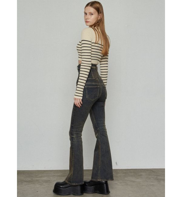 EMODA「ハイネッククロップロゴニット」|ニット・セーター|