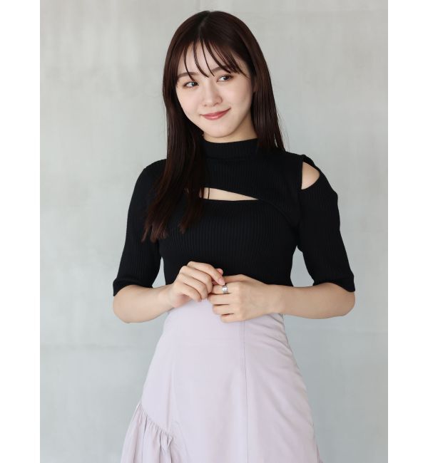 MERCURYDUO「2WAYカットアウトニット」|ニット・セーター|