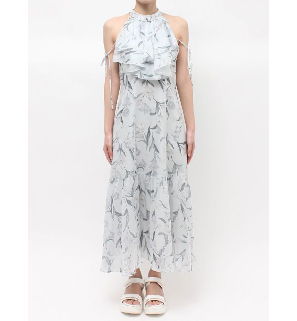 MERCURYDUO「花柄アメスリラッフルワンピース」|ワンピース|