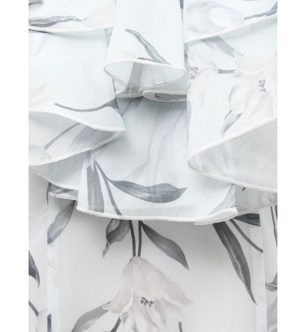 MERCURYDUO「花柄アメスリラッフルワンピース」|ワンピース|