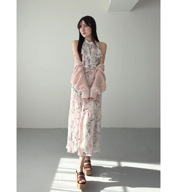 MERCURYDUO「透かし編みラメ混ボレロカーディガン」|カーディガン|