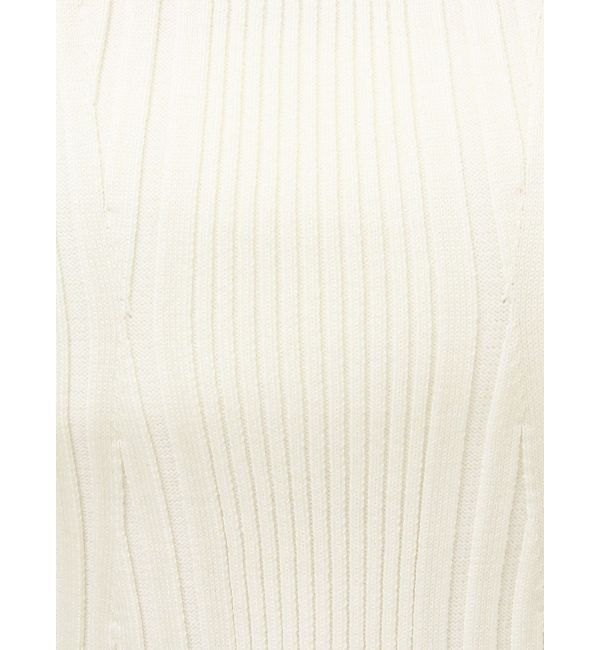 MURUA「スクエアキーネックリブニットタンク」|タンクトップ|