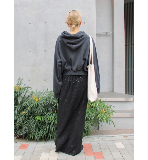 Ungrid「スパンコールラップスカート」|スカート|