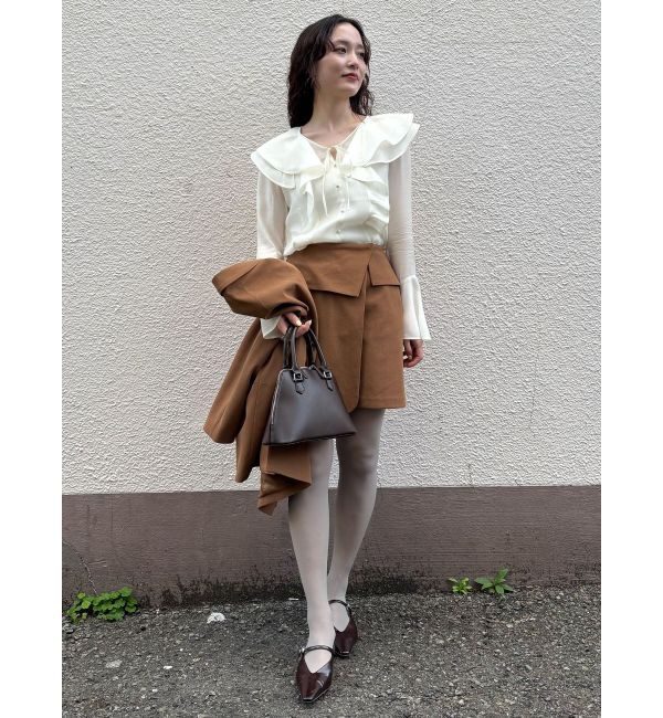 LAGUNAMOON「ラッフルシアーブラウス」|シャツ・ブラウス|