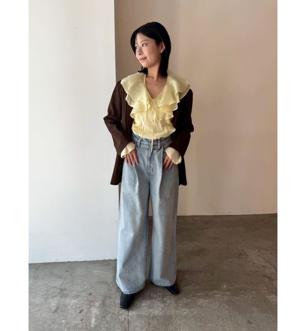 LAGUNAMOON「ラッフルシアーブラウス」|シャツ・ブラウス|