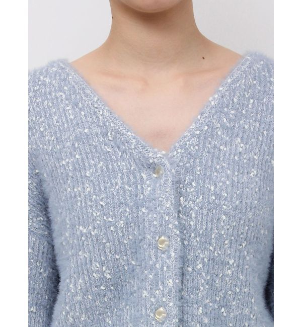 LAGUNAMOON「フェザーネップカーデプルオーバー」|カーディガン|