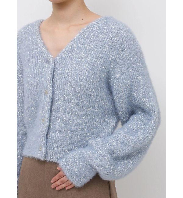 LAGUNAMOON「フェザーネップカーデプルオーバー」|カーディガン|