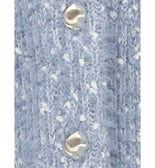 LAGUNAMOON「フェザーネップカーデプルオーバー」|カーディガン|