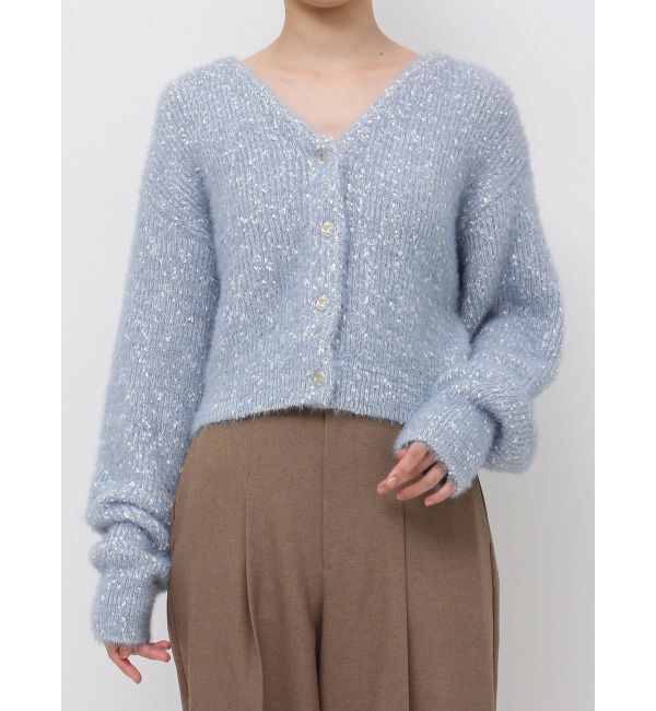 LAGUNAMOON「フェザーネップカーデプルオーバー」|カーディガン|