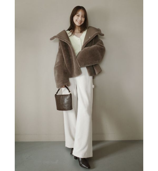 LAGUNAMOON「フェザーネップカーデプルオーバー」|カーディガン|