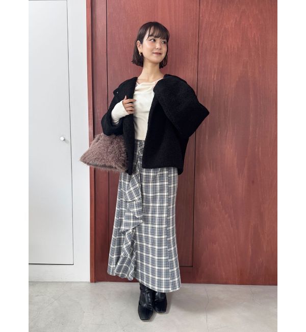 LAGUNAMOON「【REVIVAL】ボアブルゾン」|ブルゾン・スタジャン|