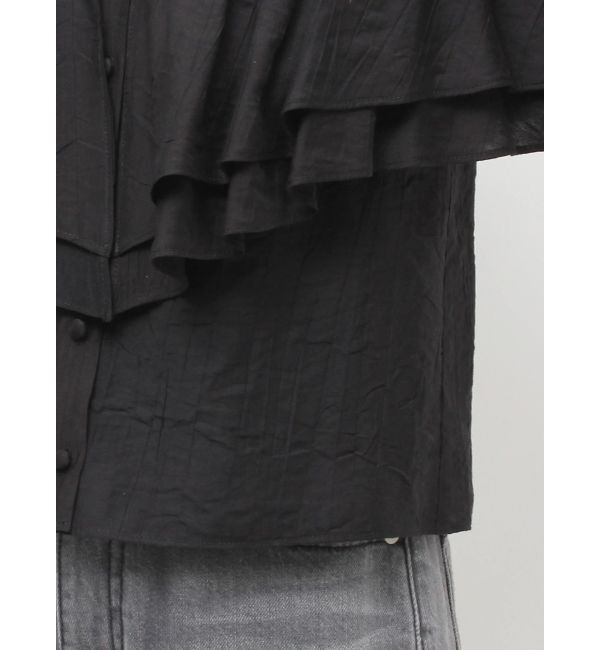 LAGUNAMOON「フレアデザインドッキングカットトップス」|Tシャツ・カットソー|