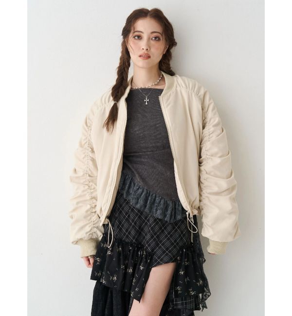 EVRIS「レースドッキングアシンメトリートップス」|Tシャツ・カットソー|