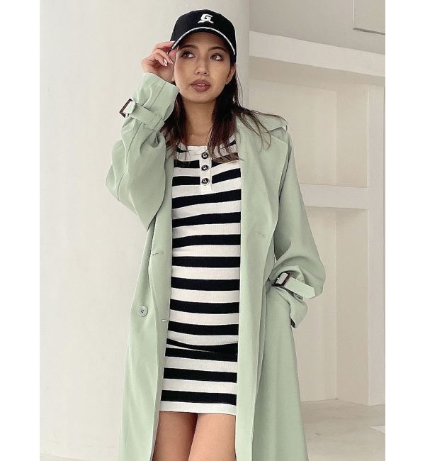 GYDA「LOOSEトレンチコート」|トレンチコート|