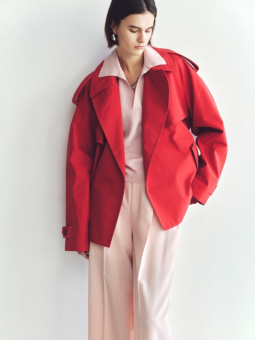 Mila Owen「【WEB限定カラー】シアーポロニット」|ニット・セーター|