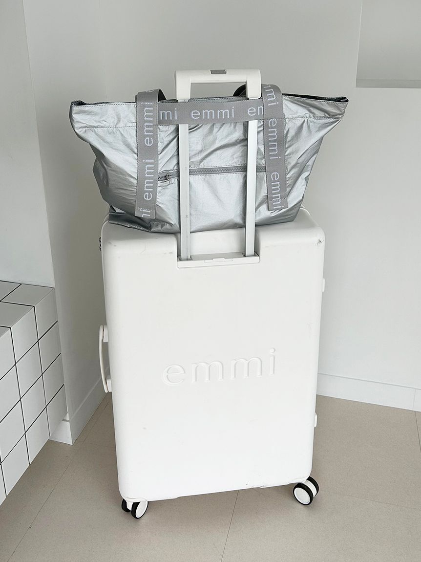 emmi atelier「【ONLINE限定】撥水emmiロゴビックトートバッグ」|トートバッグ|