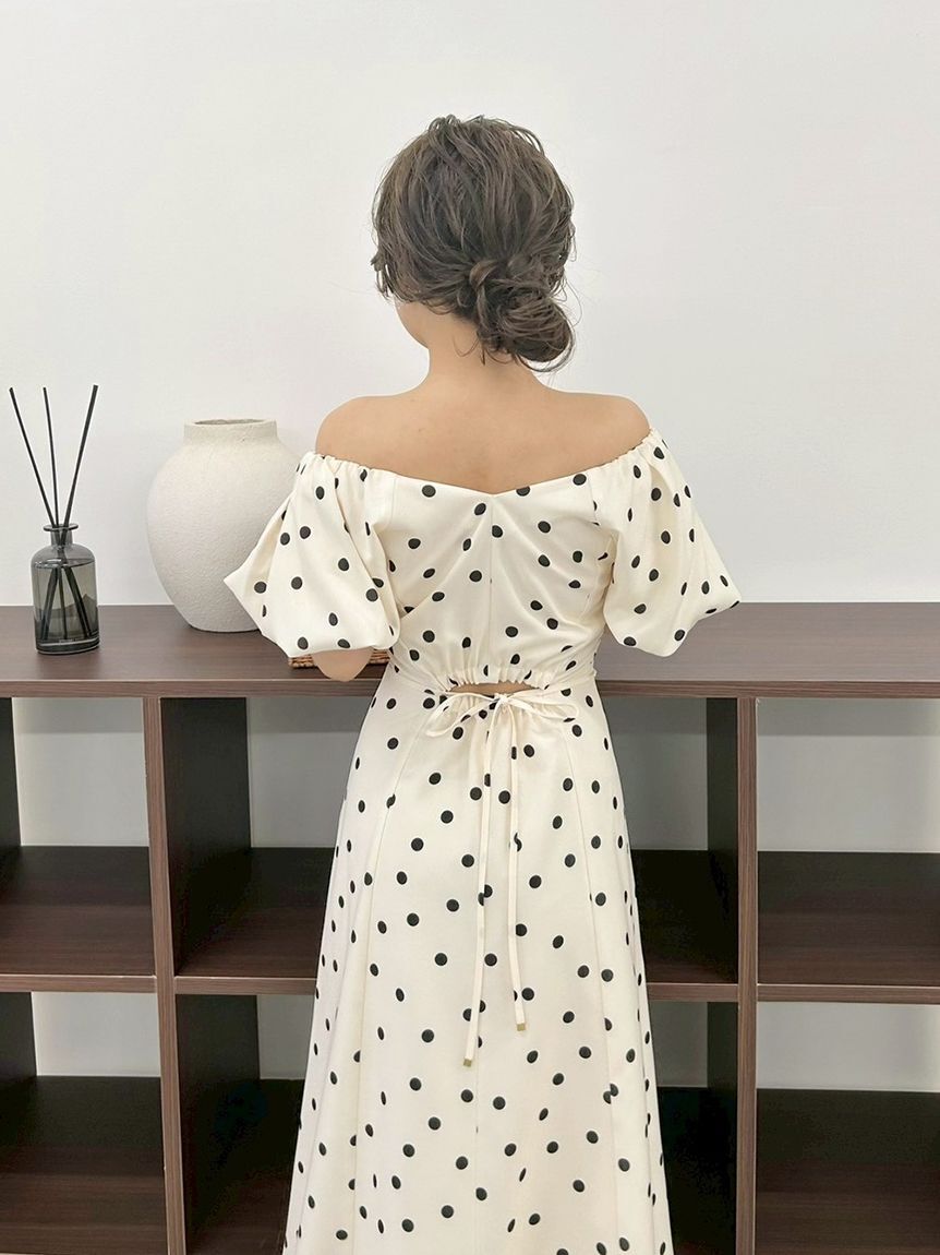 FRAY I.D「【00サイズあり】ボリュームパフスリーブワンピース」|ワンピース|