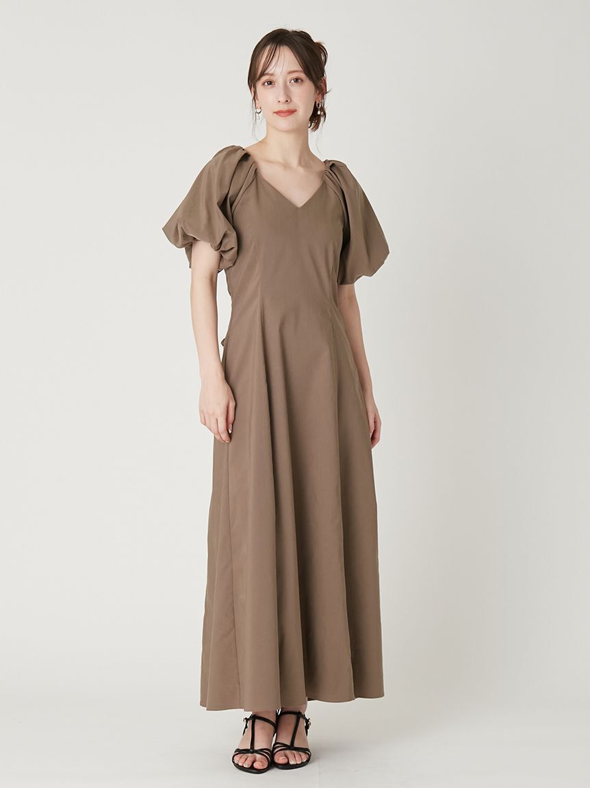 FRAY I.D「【00サイズあり】ボリュームパフスリーブワンピース」|ワンピース|