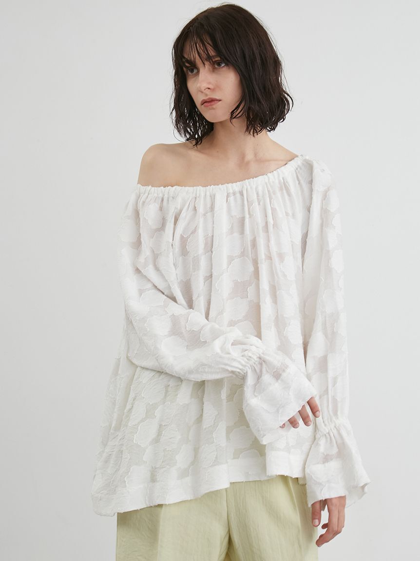 styling/「カットジャガード2WAYブラウス」|シャツ・ブラウス|