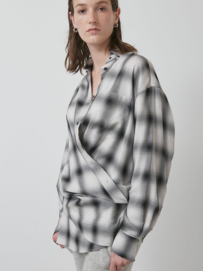 styling/「カシュクール2WAYシャツ」|シャツ・ブラウス|GRY