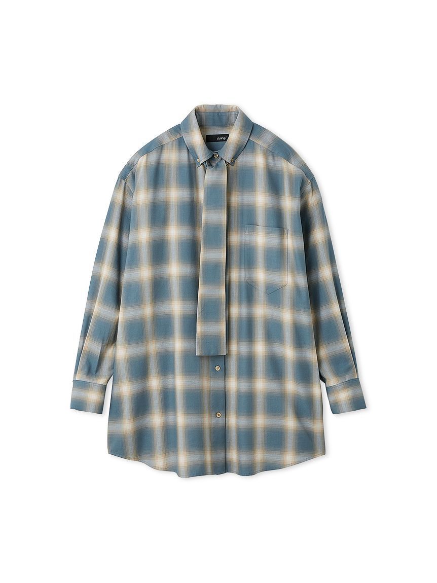 styling/「カシュクール2WAYシャツ」|シャツ・ブラウス|BLU