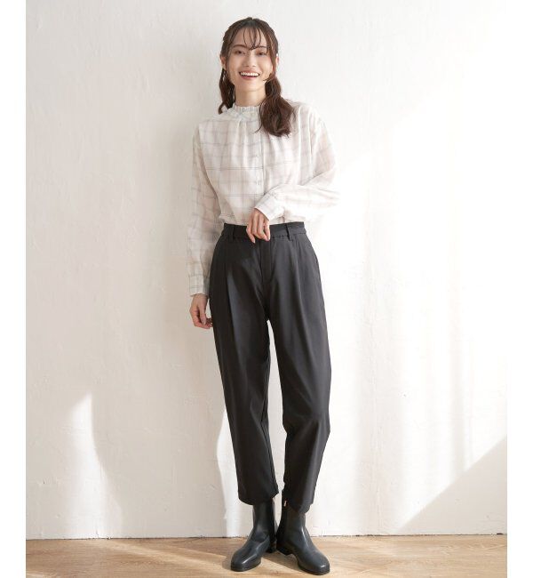 ikka「襟フリル2WAYブラウス」|シャツ・ブラウス|