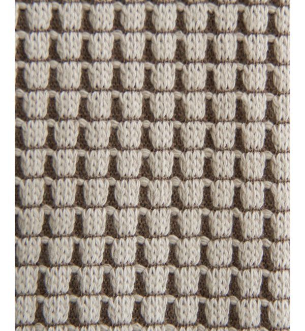 ikka「ビッグワッフルクルーネックプルオーバー」|パーカー|