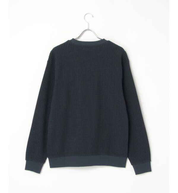 ikka「ビッグワッフルクルーネックプルオーバー」|パーカー|